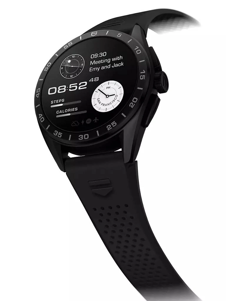 Connected Calibre E4 Titanium &amp; Rubber Smart Watch/45MM 商品