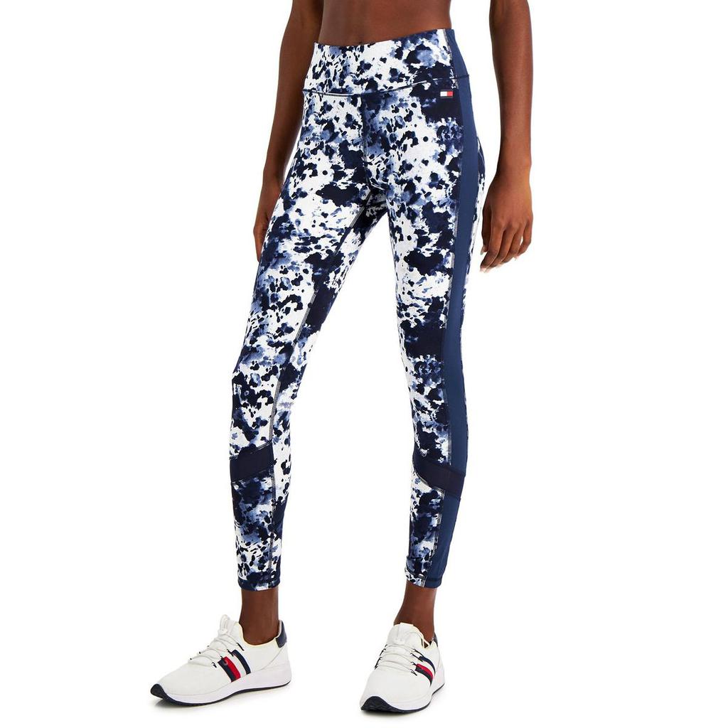 Tommy Hilfiger Sport Womens Animal Print Ilusion Athletic Leggings商品第2张图片规格展示