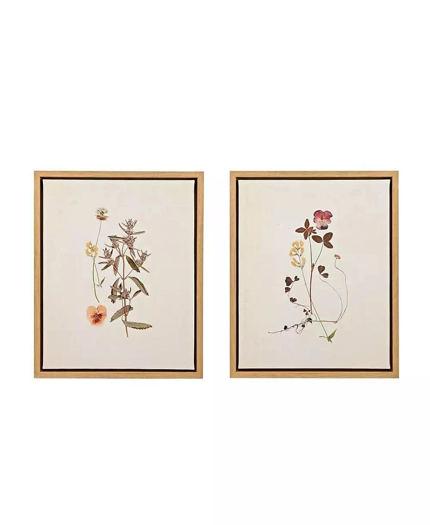 商品Martha Stewart|Martha Stewart French Herbarium Set Framed Linen Canvas 2-Pc Set,价格¥1200,第1张图片