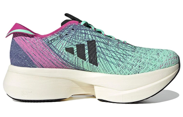 商品[国内直发] Adidas|adidas Adizero Prime X 舒适百搭 织物减震防滑耐磨轻便透气 低帮 碳板 马拉松跑步鞋 男女同款 绿紫红,价格¥1220,第3张图片详细描述