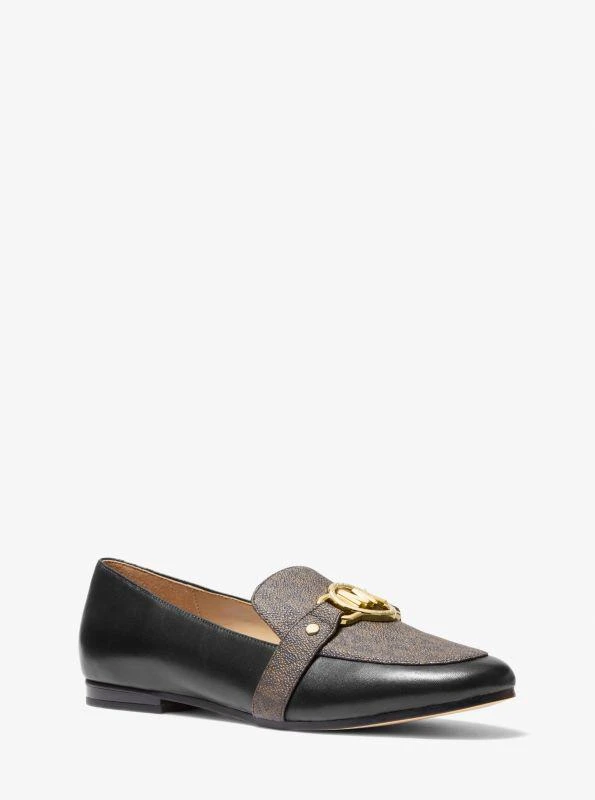 商品Michael Kors|Rory Leather and Logo Loafer,价格¥516,第1张图片