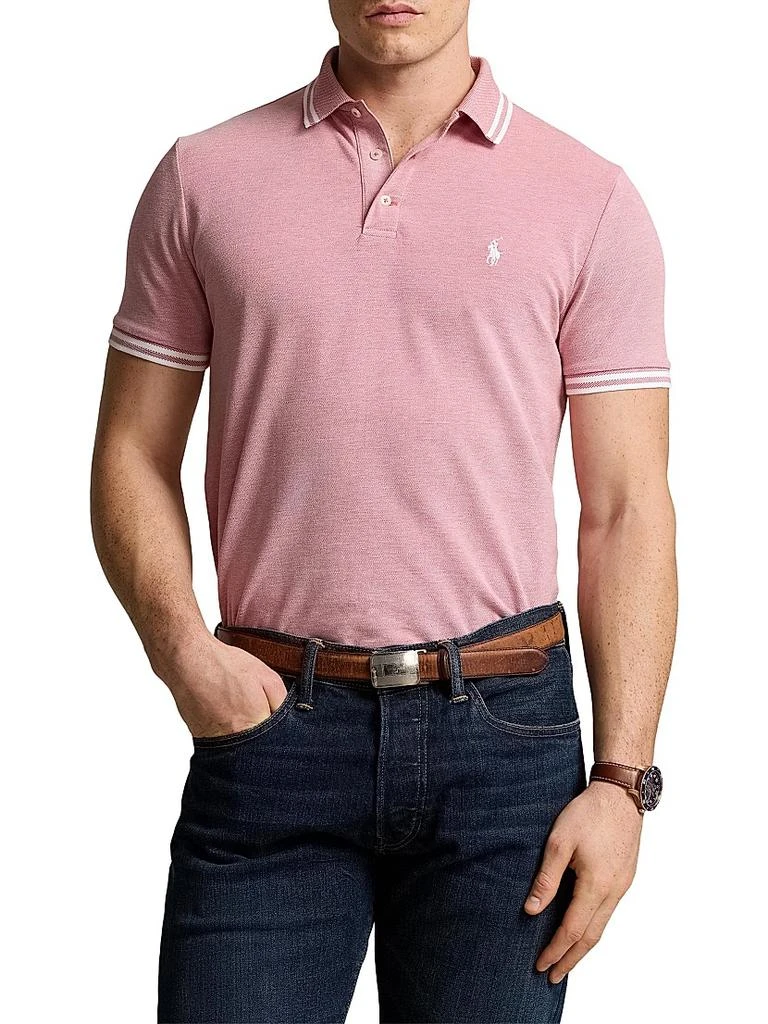 商品Ralph Lauren|Stretch Mesh Polo Shirt,价格¥854,第3张图片详细描述