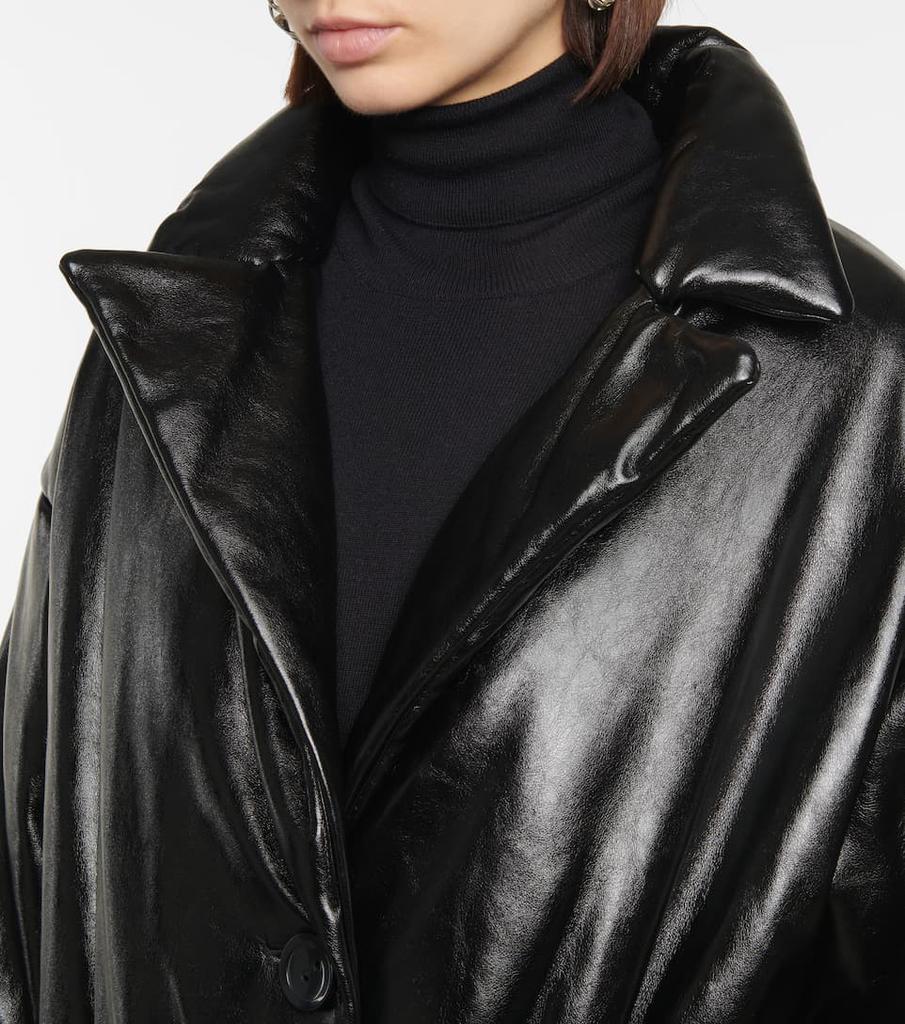 Irma belted faux leather coat商品第4张图片规格展示