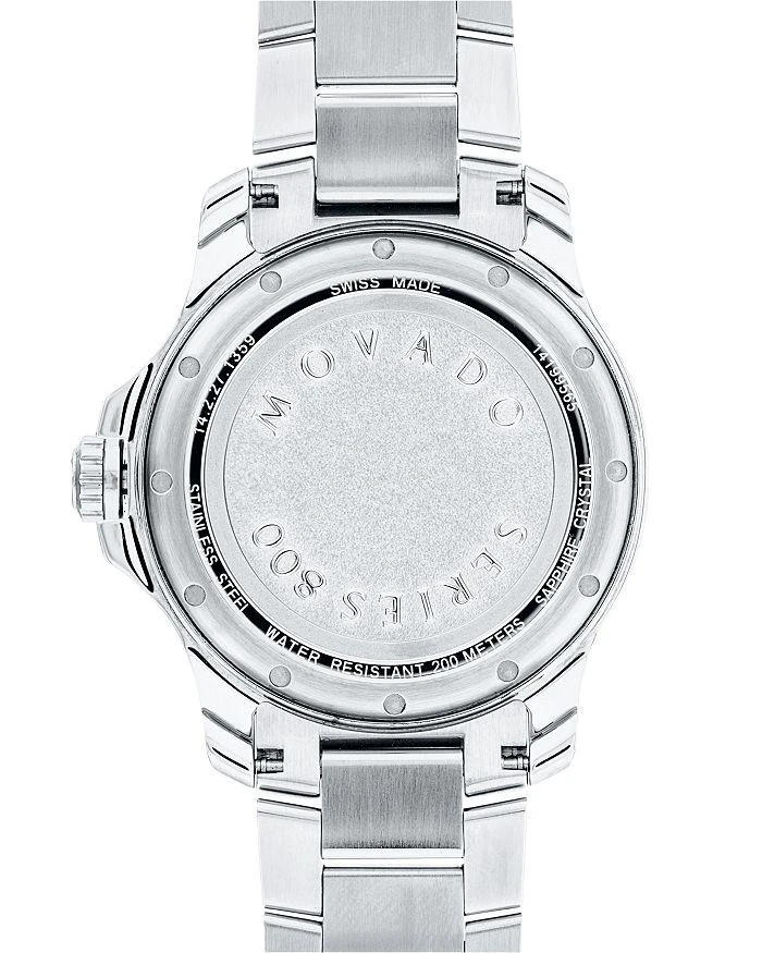 商品Movado|Performance Stainless Steel Series 800 Watch, 40mm,价格¥8974,第5张图片详细描述