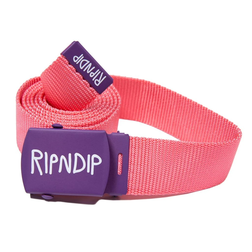 商品RIPNDIP|RIPNDIP Web Belt (Watermelon),价格¥136,第1张图片