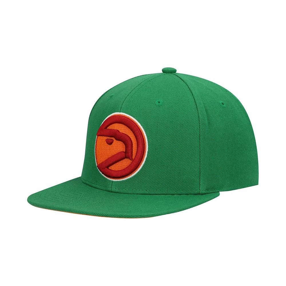 商品Mitchell & Ness|Men's Green Atlanta Hawks 25th Anniversary Like Mike Snapback Hat,价格¥186,第4张图片详细描述