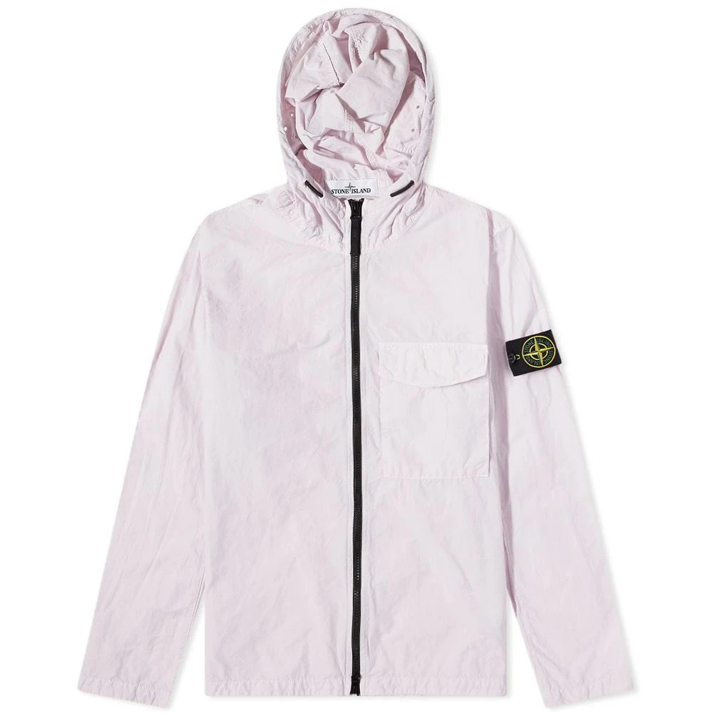 商品Stone Island|Stone Island Naslan Light Hooded Shirt Jacket,价格¥2556,第1张图片