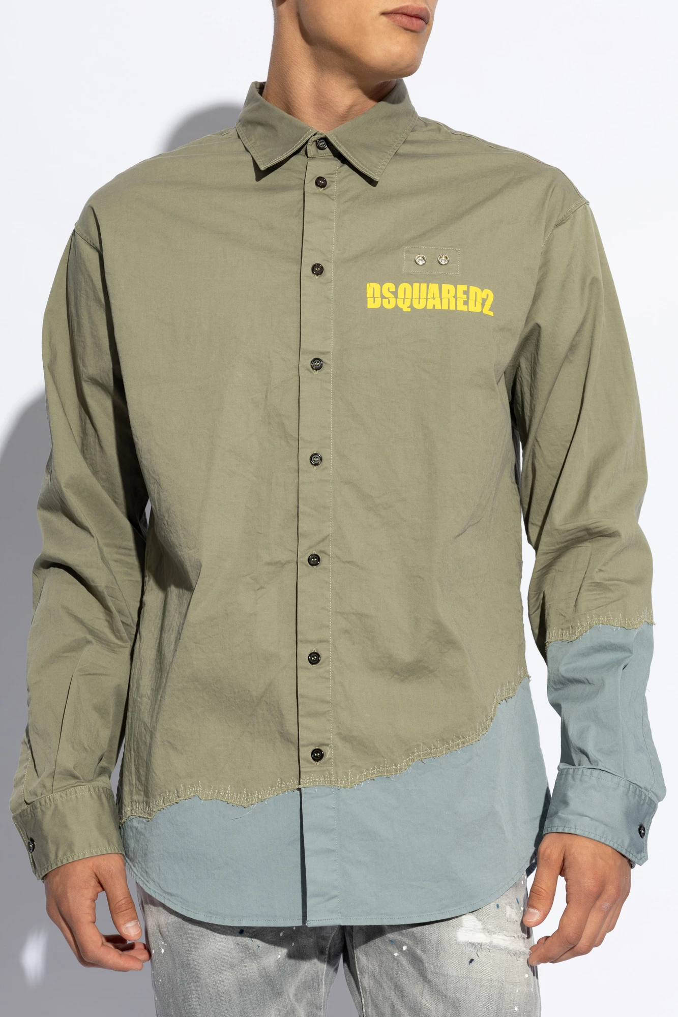 商品【商品预售15天发货】 DSQUARED2|DSQUARED2 男士衬衫 S74DM0842S35175709 花色,价格¥2849,第4张图片详细描述
