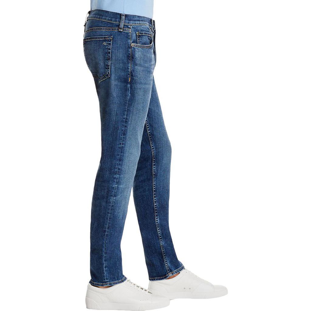 商品Rag & Bone|Rag & Bone Mens Fit 2 Mid-Rise Cotton Stretch Slim Jeans,价格¥246-¥838,第4张图片详细描述