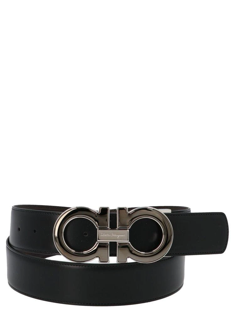 商品Salvatore Ferragamo|Salvatore Ferragamo Gancini Reversible Belt,价格¥2255,第1张图片