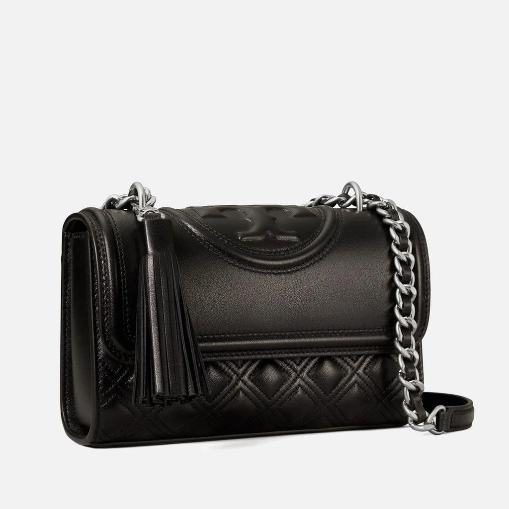 商品Tory Burch|Tory Burch Women's Fleming Small Convertible Shoulder Bag - Black/Silver,价格¥4702,第3张图片详细描述