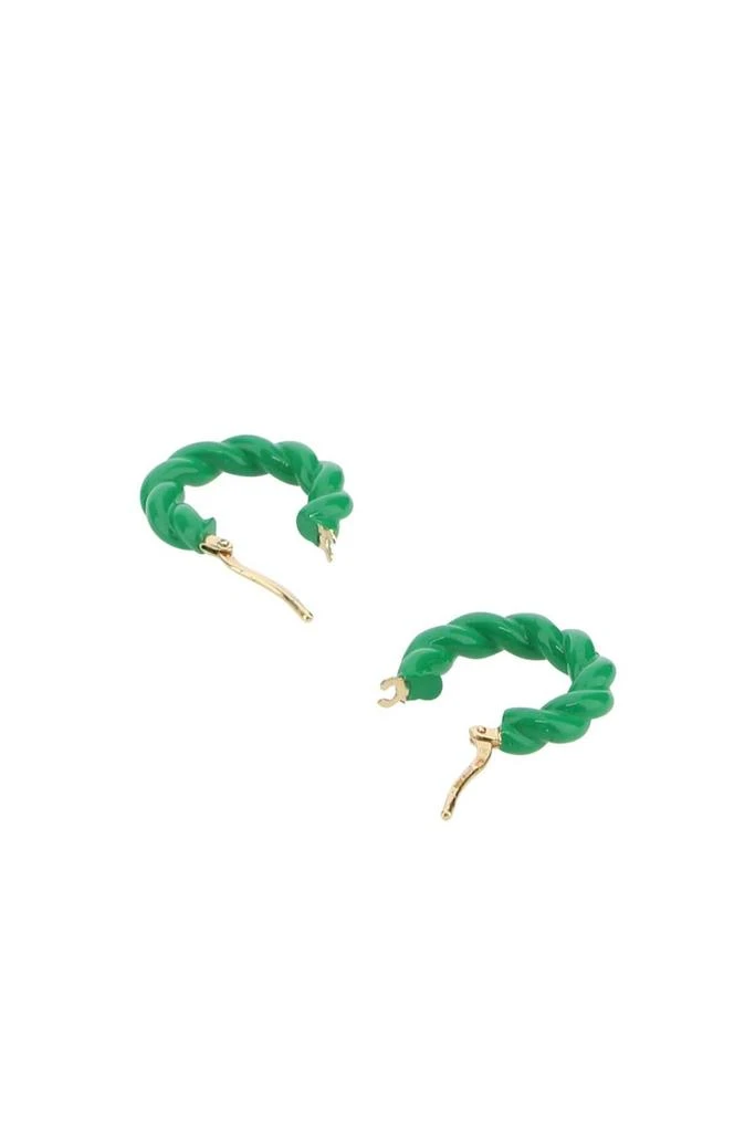 商品Bottega Veneta|Bottega Veneta Round-Twist Detail Hoop Earrings,价格¥2336,第3张图片详细描述