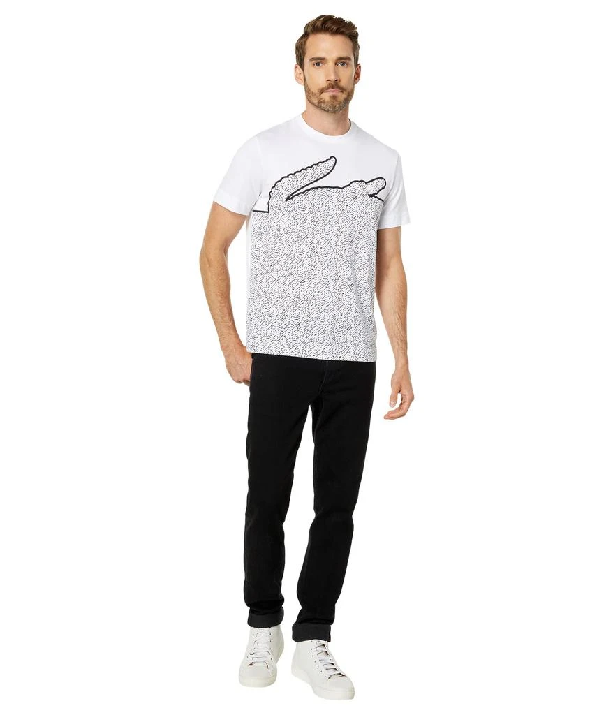 商品Lacoste|Short Sleeve Graphic Print Active Tee,价格¥446,第4张图片详细描述