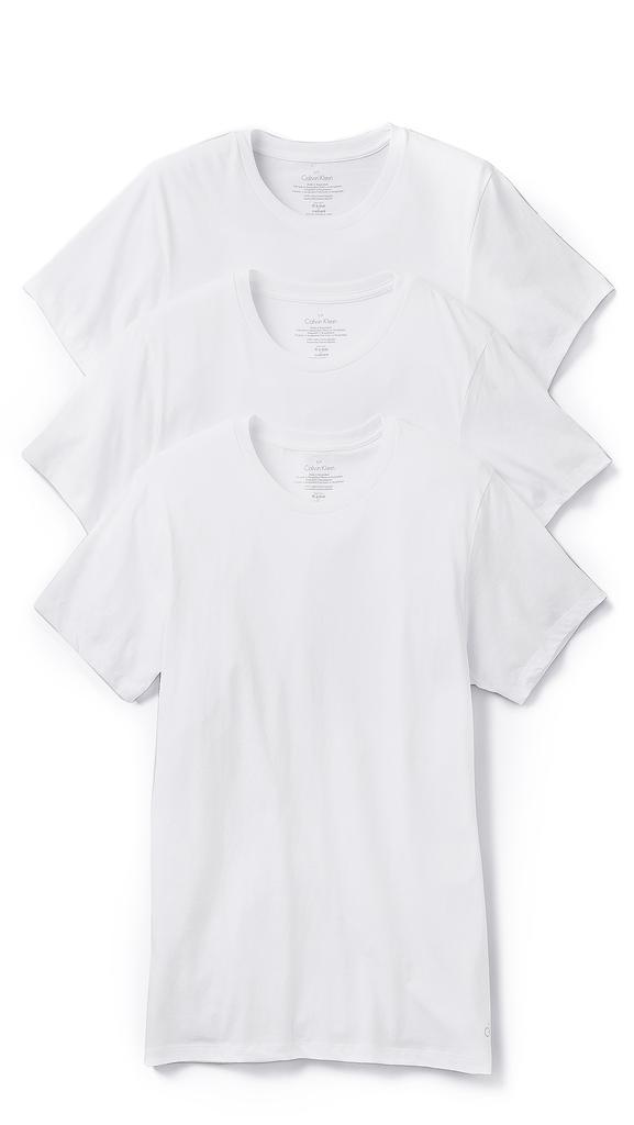 商品Calvin Klein|Calvin Klein Underwear 3 Pack Regular Fit Classic Short Sleeve Tee,价格¥331,第4张图片详细描述