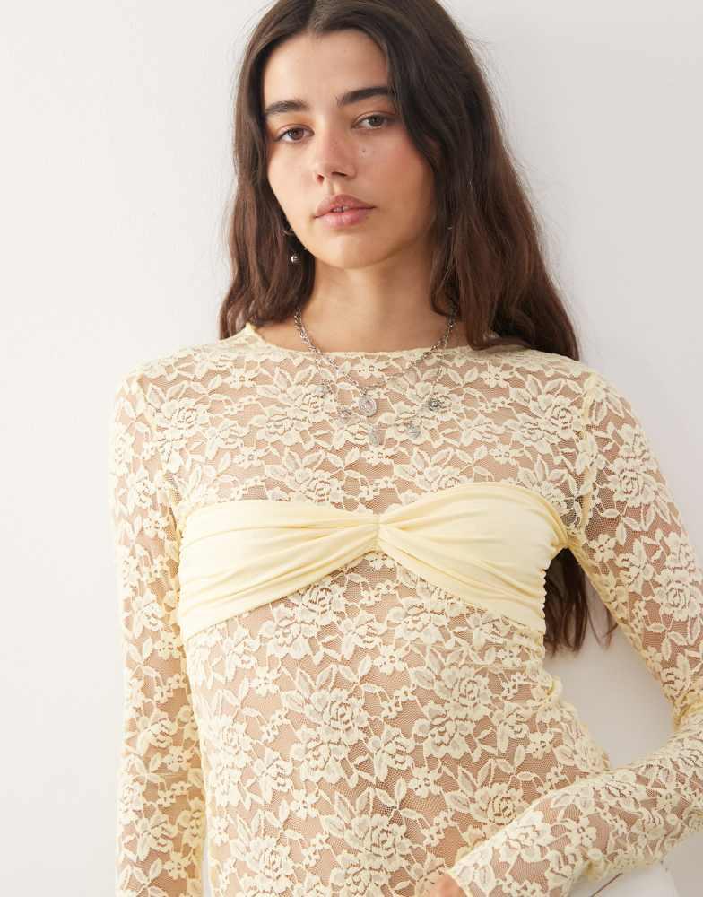 Lioness MIDNIGHT LONG SLEEVE TOP | Yellow | Size XXL | Shopbop Lioness MIDNIGHT LONG SLEEVE TOP | Yellow | Size XXL | Shopbop