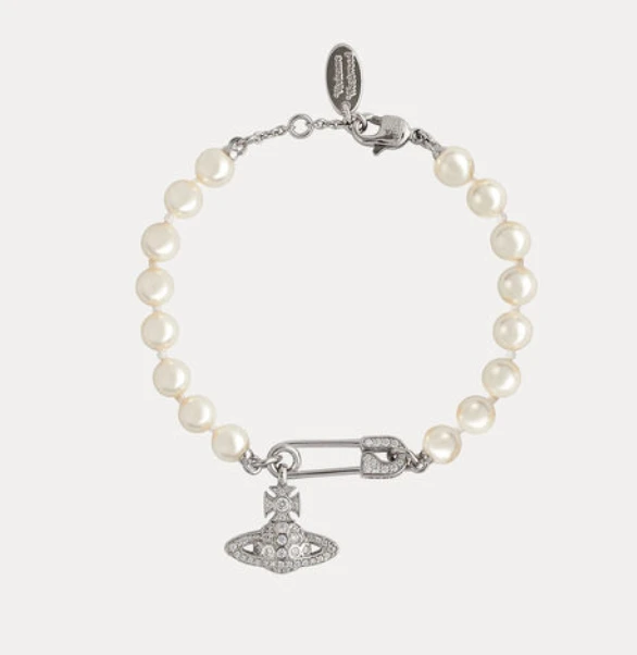 商品Vivienne Westwood|VIVIENNE WESTWOOD Lucrece pearl bracelet,价格¥1822,第1张图片