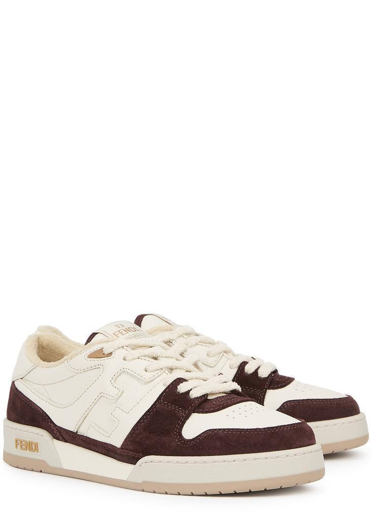 商品Fendi|Match panelled leather sneakers,价格¥5926,第4张图片详细描述