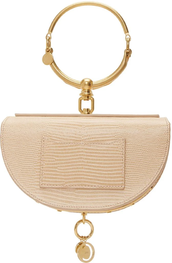 商品Chloé|Pink Lizard Nile Minaudière Bag,价格¥8211,第4张图片详细描述