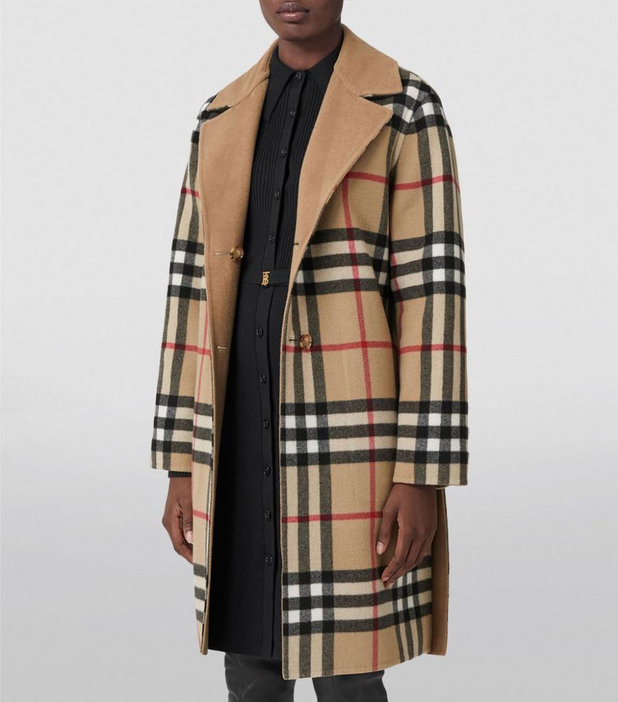 商品Burberry|Wool Reversible Pea Coat,价格¥19079,第5张图片详细描述