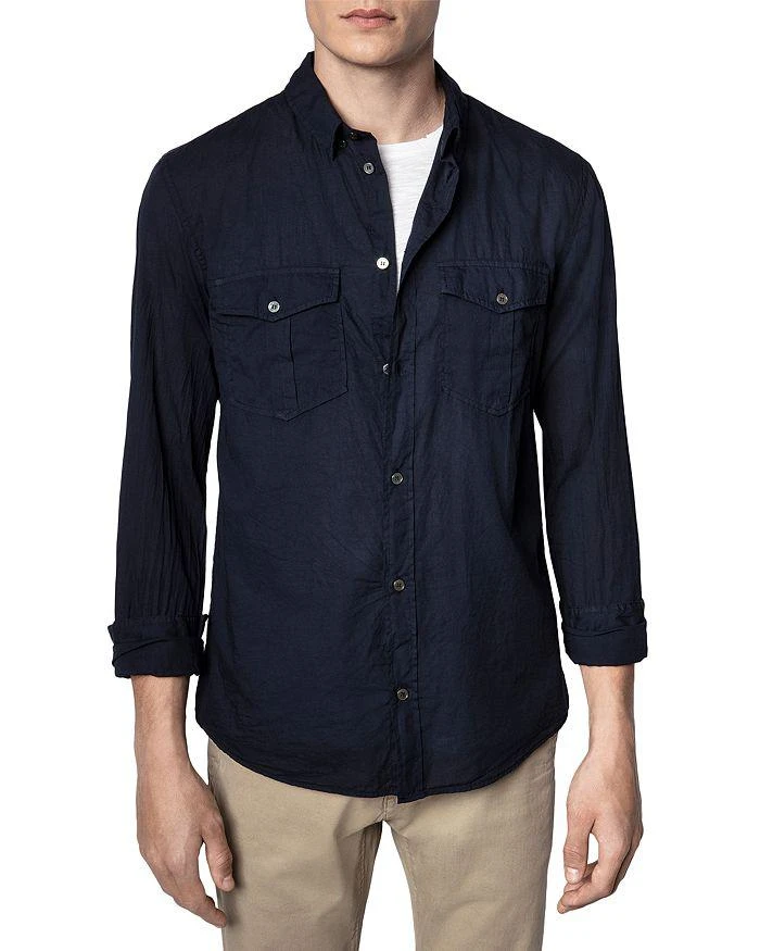 商品Zadig&Voltaire|Thibaut Cotton Shirt,价格¥805,第1张图片