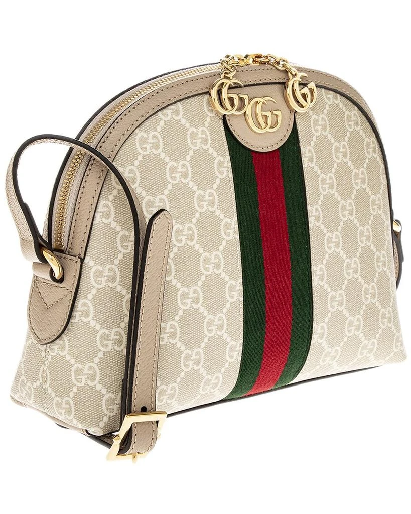 商品Gucci|Gucci Ophidia GG Small Canvas & Leather Shoulder Bag,价格¥12168,第3张图片详细描述