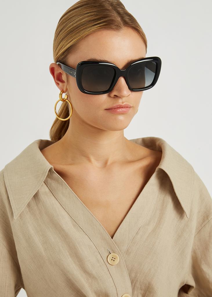 商品Celine|Black oversized sunglasses,价格¥2811,第6张图片详细描述