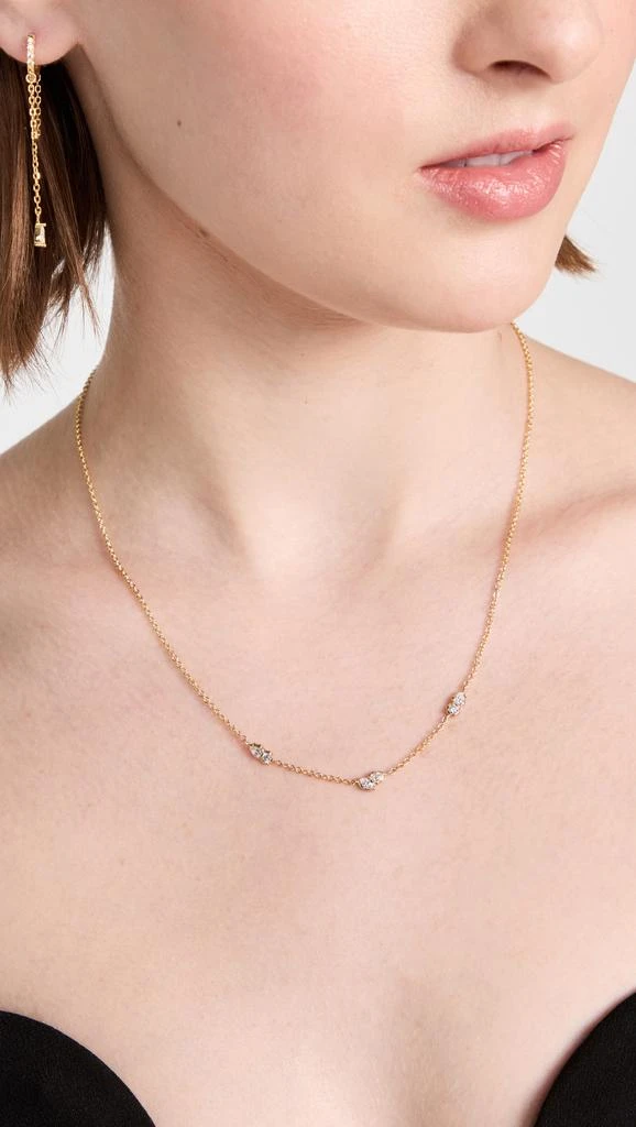 商品Jade Trau|Jade Trau 18k Posey Station Necklace,价格¥30110,第2张图片详细描述