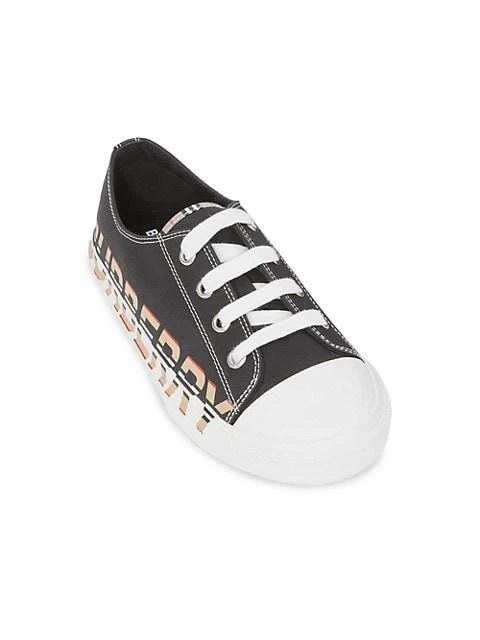 商品Burberry|Little Kid's & Kid's Icon Stripe Logo Low-Top Sneakers,价格¥1949,第1张图片