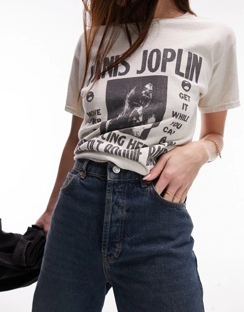 商品Topshop|Topshop oversized Mom jeans in dusty blue,价格¥141,第2张图片详细描述