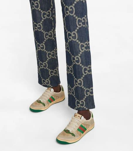 商品Gucci|Screener皮革运动鞋,价格¥8254,第4张图片详细描述