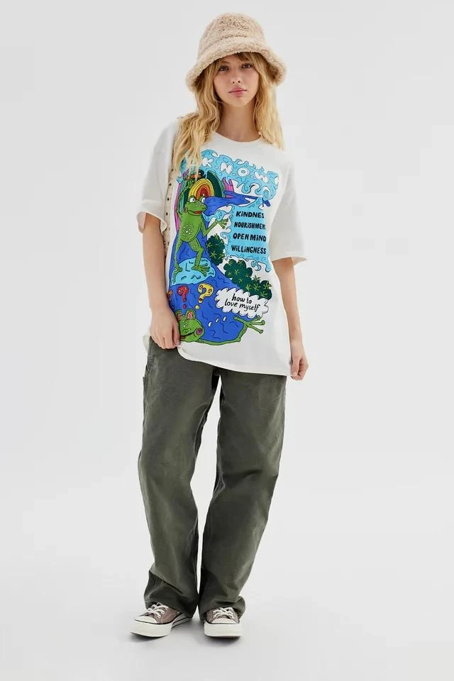 商品Urban Outfitters|UO Love Yourself Oversized Tee,价格¥150,第3张图片详细描述