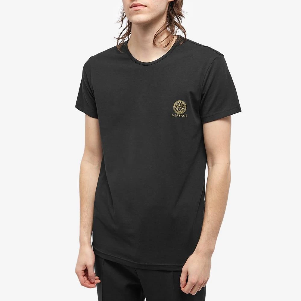 商品Versace|Versace Medusa Head Cotton Stretch T-Shirt - 2 Pack,价格¥817,第2张图片详细描述