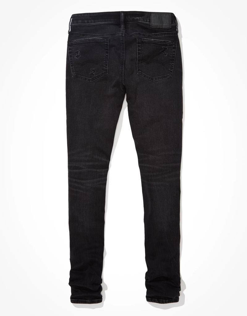 商品AE|AE AirFlex+ Patched Stacked Skinny Jean,价格¥372,第7张图片详细描述