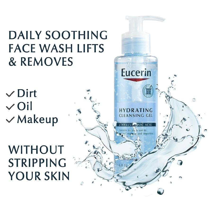 商品Eucerin|Hydrating Face Cleansing Gel,价格¥82,第5张图片详细描述