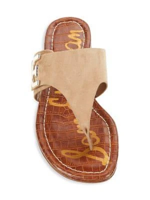 Barry Suede Flat Sandals 商品
