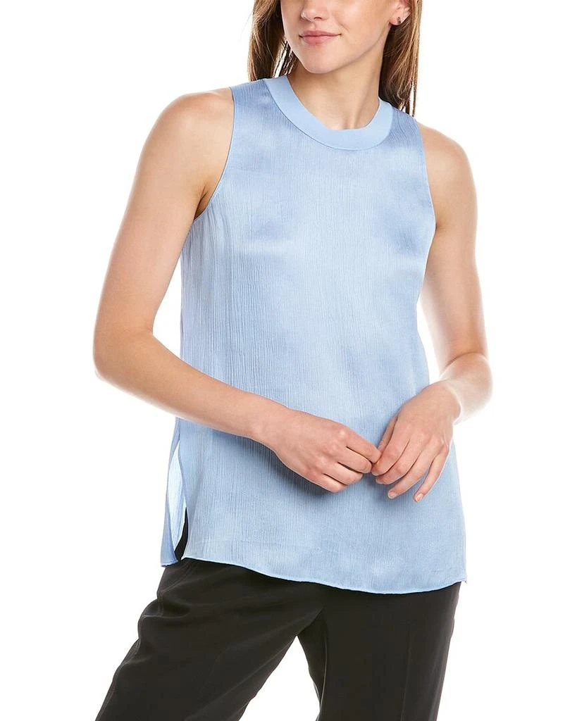商品Vince|Vince Crinkled Silk Tank,价格¥551,第1张图片