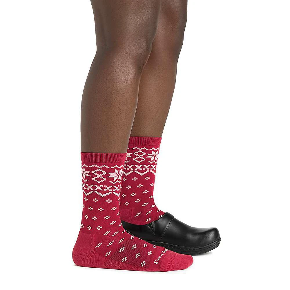 商品Darn Tough Vermont|Darn Tough Women's Shetland Crew Lightweight with Cushion Sock,价格¥196,第3张图片详细描述
