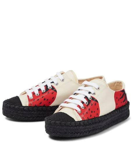 商品JW Anderson|Printed canvas espadrilles,价格¥1583,第5张图片详细描述