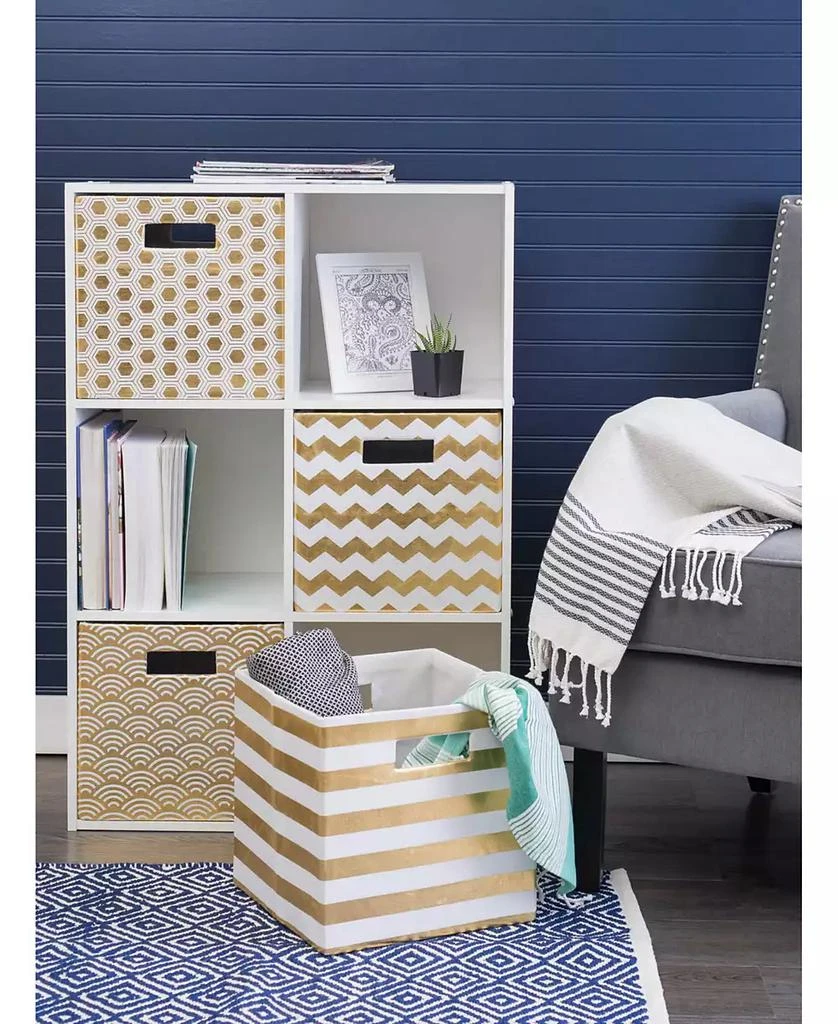 Honeycomb Print Polyester Storage Bin 商品