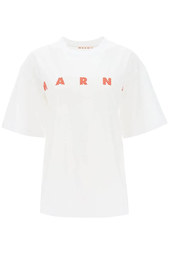 商品Marni|Marni logo print t-shirt,价格¥1245,第1张图片