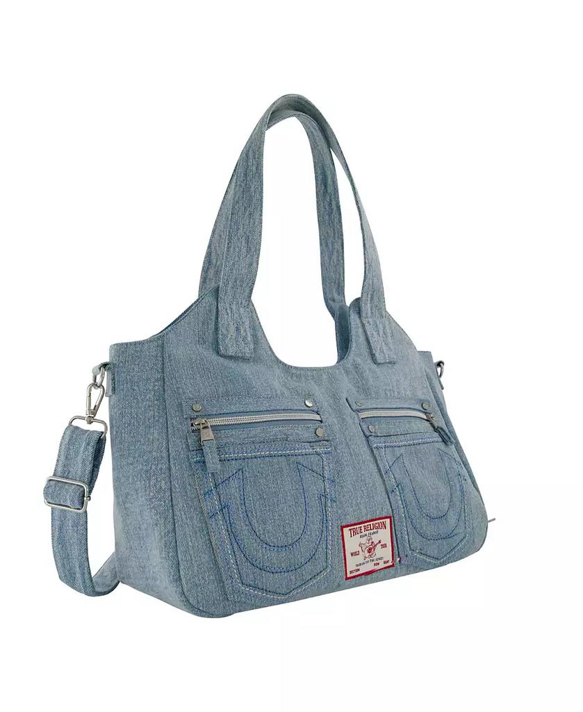 Damen-Jeanstasche mit Hufeisennaht image 2
