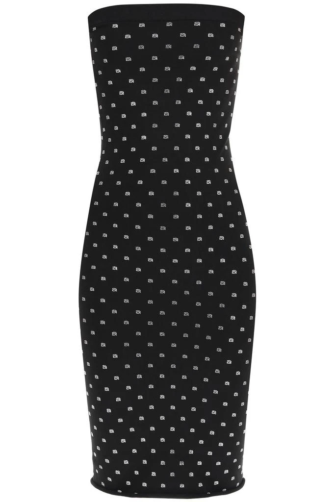 商品Alexander Wang|Alexander wang rhinestone logo motif mini dress,价格¥4187,第1张图片