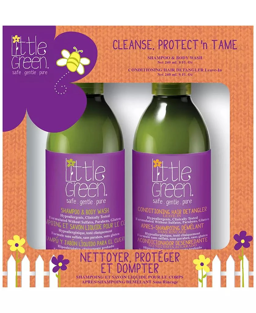 商品Little Green|Kids Cleanse, Protect 'N' Tame Set of 2, 16 oz.,价格¥239,第1张图片