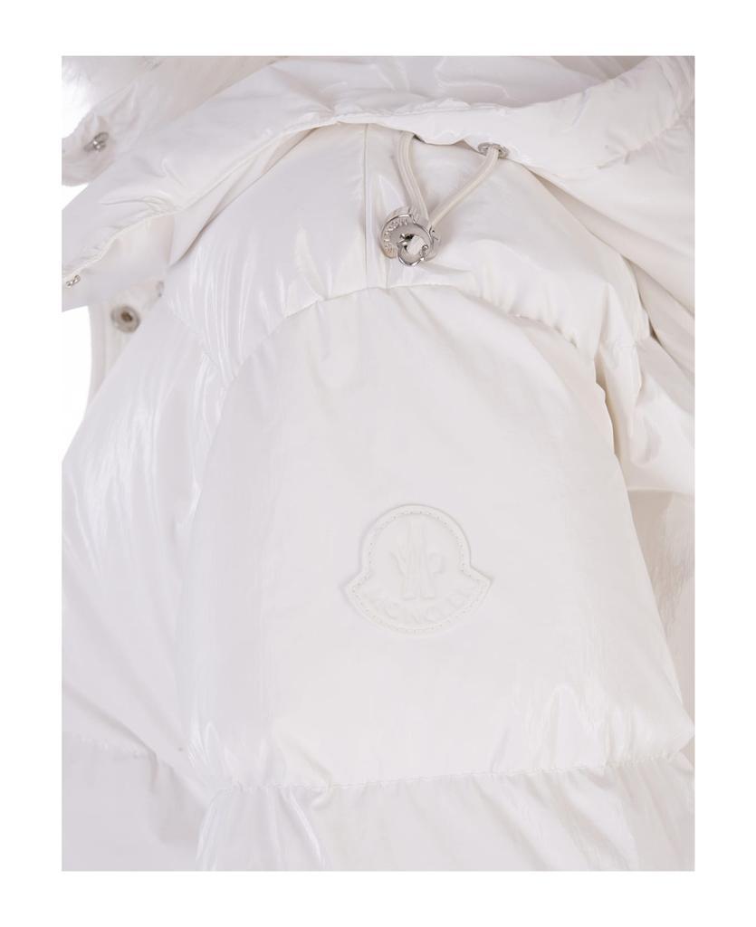 商品Moncler|Woman White Hanau Short Down Jacket,价格¥12337,第5张图片详细描述