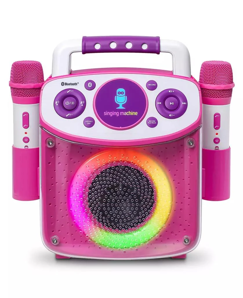 商品Singing Machine|Sparkle Portable Karaoke Machine with 2 Wireless Microphone,价格¥374,第1张图片