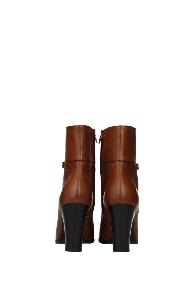 商品Celine|Ankle boots Leather Brown Dark Brown,价格¥5682,第5张图片详细描述