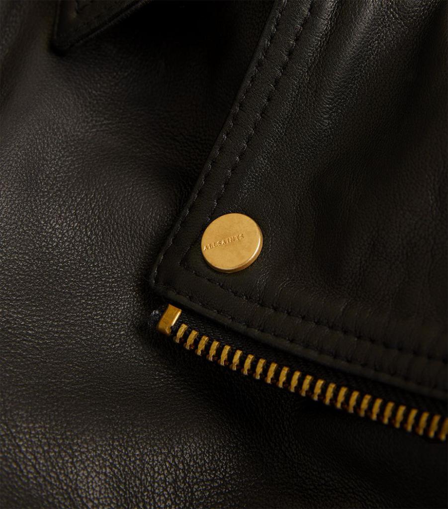 Leather Elora Biker Jacket商品第5张图片规格展示