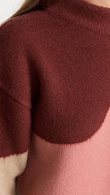 Brushed Intarsia Sweater商品第5张图片规格展示