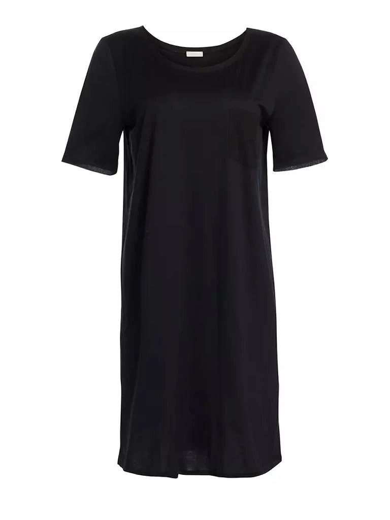 商品Hanro|Cotton Deluxe Short-Sleeve Gown,价格¥1178,第5张图片详细描述