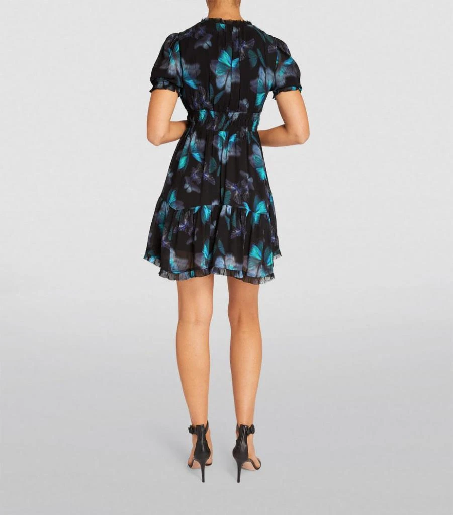 商品ALL SAINTS|Butterfly Patterned Ceres Mini Dress,价格¥1225,第3张图片详细描述